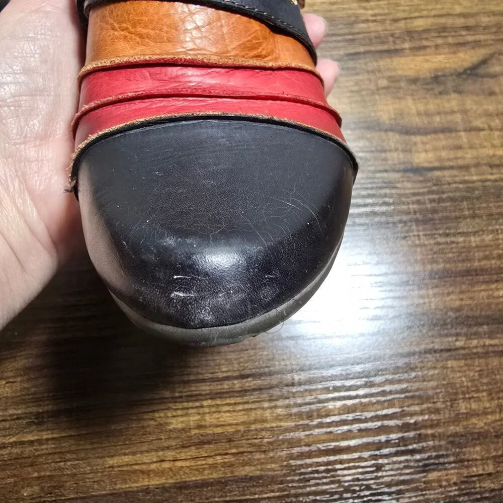 Spring Step L'Artiste Women's Leather Ankle Boots Bootie Size 5.6-6 BOHO - Picture 6 of 14